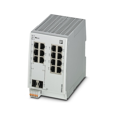 Βιομηχανικός διακόπτης Ethernet FL SWITCH 2214-2SFX EtherNet/IP Δίκτυο IP65 Επίπεδο προστασίας