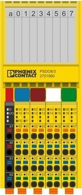 2701560 Phoenix Contact Automation Αντικειμενικά ανταλλακτικά Ενότητα ασφάλειας AXL F PSDO8/3 1F