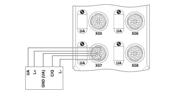Μονάδα επικοινωνίας επαφής Phoenix AXL E PB IOL8 DI4 M12 6P IP65/67 Επίπεδο προστασίας