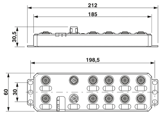 2701509 AXL E PN DI8 DO8 M12 6P Phoenix Contact Ψηφιακή μονάδα Πολυδιάστατη και ευέλικτη