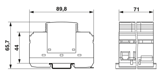 Προστατευτής υπερβολικής πίεσης 230V AC 4 πόλων για VAL-MS 230IT/3 1-FM Industrial από Phoenix Contact