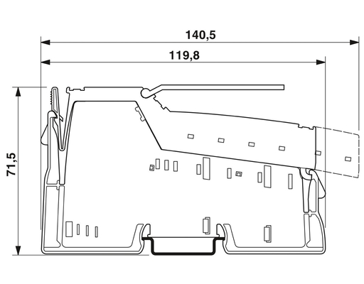 2861250 IB IL 24 DI 16-PAC Phoenix Contact Ψηφιακή Μονάδα Επικοινωνίας με επίπεδο προστασίας IP20