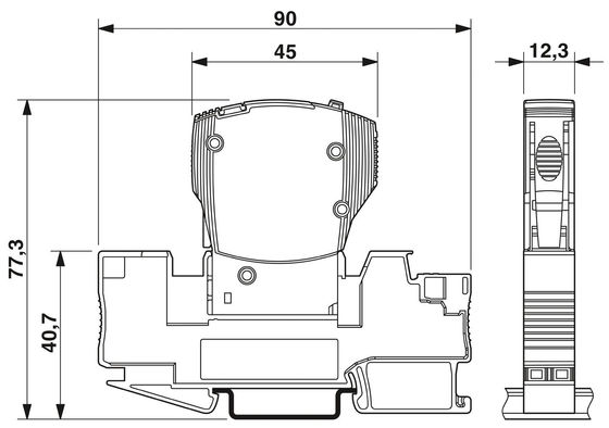24 V DC 2800904 CB E1 24DC/4A NO P Phoenix Contact Ηλεκτρονικός εξοπλισμός Διακόπτης κυκλωμάτων