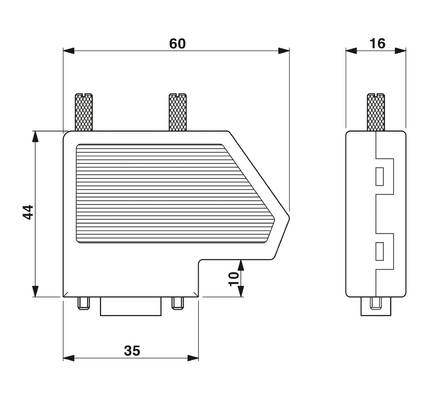 2744694 SUBCON-PLUS-CAN Phoenix Contact D-SUB Bus Connector με υψηλή συμβατότητα