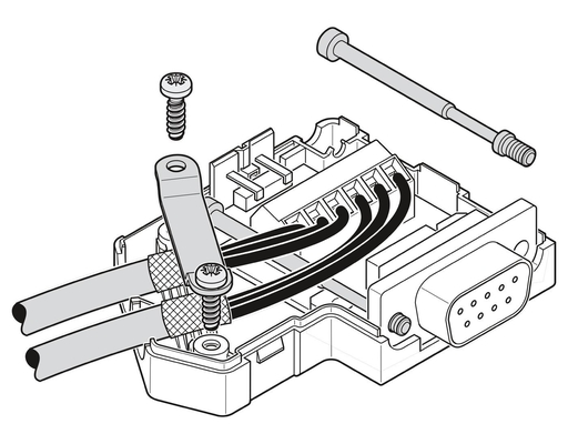 2744694 SUBCON-PLUS-CAN Phoenix Contact D-SUB Bus Connector με υψηλή συμβατότητα