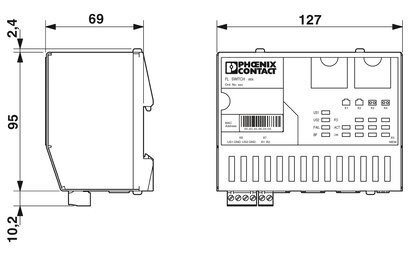 Επικοινωνία Phoenix FL SWITCH IRT 4TX Βιομηχανικός διακόπτης Ethernet για απρόσκοπτη ενσωμάτωση