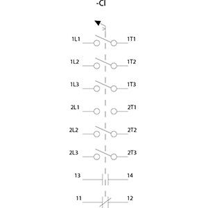 ΠΛΚ 3LD2265-4VD53 Βασικές συσκευές διακόπτης διασύνδεσης για τη διαχείριση βιομηχανικής ισχύος