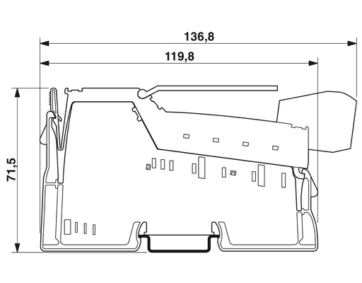 2861412 IB IL AI 8/SF-PAC Phoenix Analog Contact Module με επίπεδο προστασίας IP20