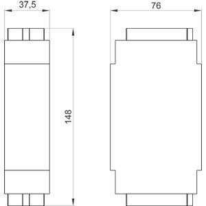 3LD9240-2B Τερματικός σταθμός N ή PE για 3LD2 3 και 3LD2 4 160 / 250 Α ανθεκτική κατασκευή