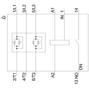 Siemens 3RW3028-1BB14 3RW30 Soft Starter Μεγέθος S0 με παράκαμψη και τερματικά βίδες