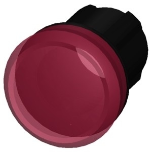 Siemens 3SU1001-6AA20-0AA0 SIRIUS ACT Πιλοτικό φως σε κόκκινο πλαστικό με ομαλή φακό