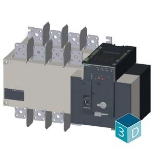 Συσκευή μεταφοράς μεταγωγής μεταφοράς RTSE/ATSE 800-1000A της Siemens 3KC8448-0FA22-0GA3