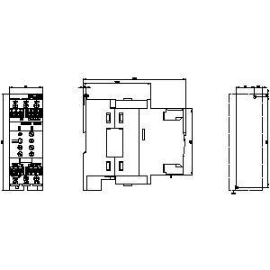 Siemens 3RW40 Soft Starter Μεγέθος S2 Τερματικά βίδας Παράκαμψη προστασίας κινητήρα θερμοστάτη