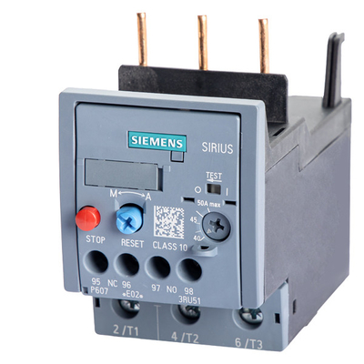 Siemens 3RU5136-4BB0 Ρέλε υπερφόρτωσης 40...50 A Μέγεθος S2 Τάξη 10 για προστασία κινητήρα