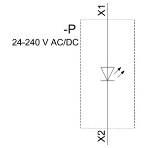 Προσωρινή τοποθέτηση Siemens 3SU1401-1BH40-1AA0 SIRIUS ACT LED μονάδα με τερματικό βίδα