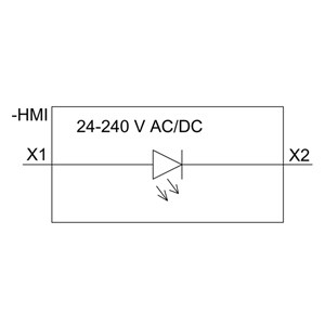Προσωρινή τοποθέτηση Siemens 3SU1401-1BH40-1AA0 SIRIUS ACT LED μονάδα με τερματικό βίδα