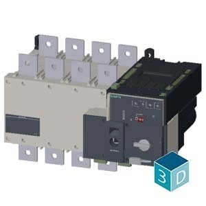 Συσκευή μεταφοράς μεταφοράς RTSE/ATSE 630A της Siemens 3KC8446-0EA22-0GA3 3KC ATSE