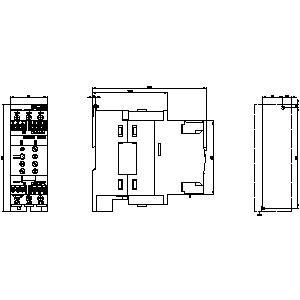 Siemens 3RW4036-1BB04 3RW40 Soft Starter Size S2 Bypass Ενσωματωμένα τερματικά βίδες