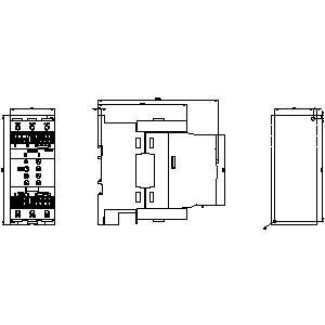 Siemens 3RW4047-1TB04 55kw 3RW40 Soft Starter με παράκαμψη και προστασία του κινητήρα θερμοστάτη Μέγεθος S3