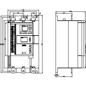 ΣΥΡΙΑΣ Soft Starter 3RW5544-6HA14 Τερματικά βίδες μεγέθους 4 για εφαρμογές βαριάς χρήσης