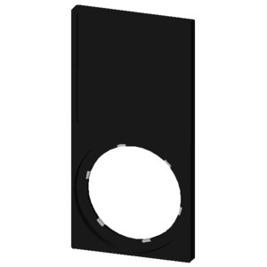 Siemens 3SU1900-0AQ10-0AA0 SIRIUS ACT 22 mm τετραγωνικός στερεοποιητής ετικέτας για ετικέτες