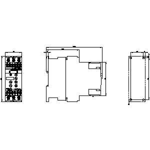 Siemens 3RW40 Soft Starter Μεγέθος S0 Τερματικά βίδας Παράκαμψη προστασίας κινητήρα θερμιστήρα