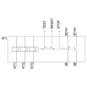 Siemens 3RU5146-4HB0 Ρέλε υπερφόρτωσης 80 100 A Μέγεθος S3 Τάξη 10 Σφραγισμένο ρελέ τάσης