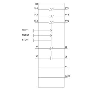 Siemens 3RU6116-1CB1 Ρέλε υπερφόρτωσης 11...16 A Μέγεθος S00 Τάξη 10 για μοτοσυκλέτες