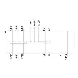 Siemens 3RU6116-1CB1 Ρέλε υπερφόρτωσης 11...16 A Μέγεθος S00 Τάξη 10 για μοτοσυκλέτες