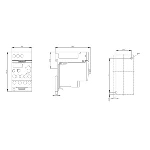 11...16 Α μέγεθος S00 Siemens 3RU6116-0HB1 Ρέλε υπερφόρτωσης για προστασία κινητήρα τάξης 10