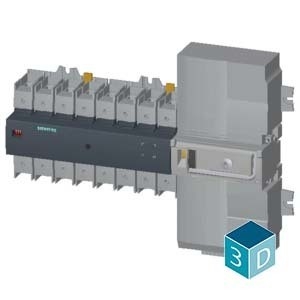 Siemens 3KC6432-2TA20-0TA3 ATSE με ενσωματωμένο ελεγκτή 1-0-2 4 πόλων ATSE 40-160A
