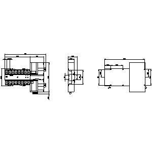Siemens 3KC6432-2TA20-0TA3 ATSE με ενσωματωμένο ελεγκτή 1-0-2 4 πόλων ATSE 40-160A