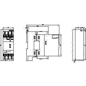 Siemens 3RW3036-1BB14 3RW30 Soft Starter Size S2 Τερματικά βίδες Παράκαμψη Αξιόπιστη
