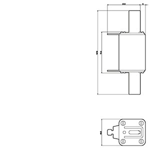 Siemens 3NA3240 LV HRC Fuse Link GL/GG με μπροστινό δείκτη μεγέθους 2 AC 500V/DC 440V