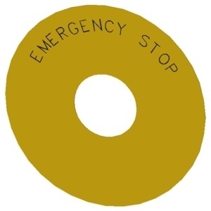 Siemens 3SU1900-0BC31-0DA0 SIRIUS ACT Συσκευές Ετικέτα έκτακτης ανάγκης