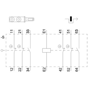 Siemens 3SE5322-0SB21 Πλαστικός διακόπτης θέσης με M20 x 1 5 νήματα και κλειδαριά ηλεκτροσόκ