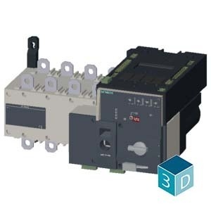 250A 4 πόλων RTSE/ATSE εξοπλισμός μεταφοράς διακόπτη για βασικές συσκευές 3KC8438-0CA22-0GA3