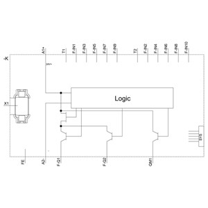 Σύνδεσμος 3SK2 3SK2112-1AA10 SIRIUS Safety Relay Βασική μονάδα 22.5mm Width Screw Terminal