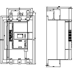 Siemens 3RW5144-1XC14 SIRIUS Soft Starter Μέγεθος 4 Αναλογική έξοδος Τερματικά τύπου βίδας