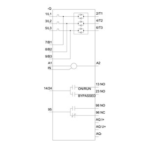 Siemens 3RW5144-1XC14 SIRIUS Soft Starter Μέγεθος 4 Αναλογική έξοδος Τερματικά τύπου βίδας