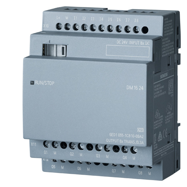 Ενισχύστε το LOGO 8 και το DM16 24 σας με το 8 DI/ 8 DO Expansion Module 6ED1055-1CB10-0BA2