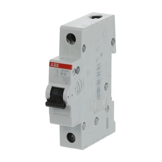 1P BCD Curve MCB SH201-B25 Μικροσκοπικός διακόπτης κυκλωμάτων 25A για βιομηχανικές εφαρμογές