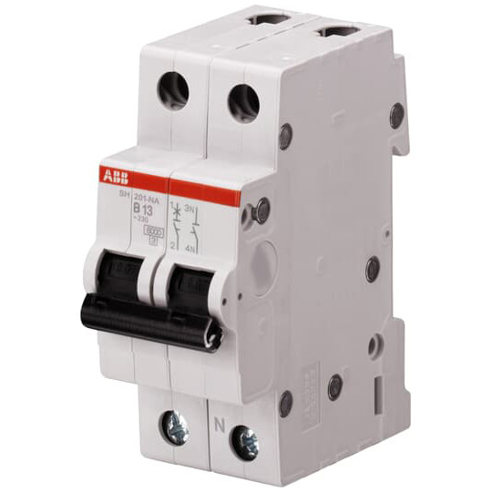 220V MCB SH201-B40NA Μικροσκοπικός διακόπτης κυκλωμάτων 1 NP B 40 A Δυναμική τάσης 220 BCD