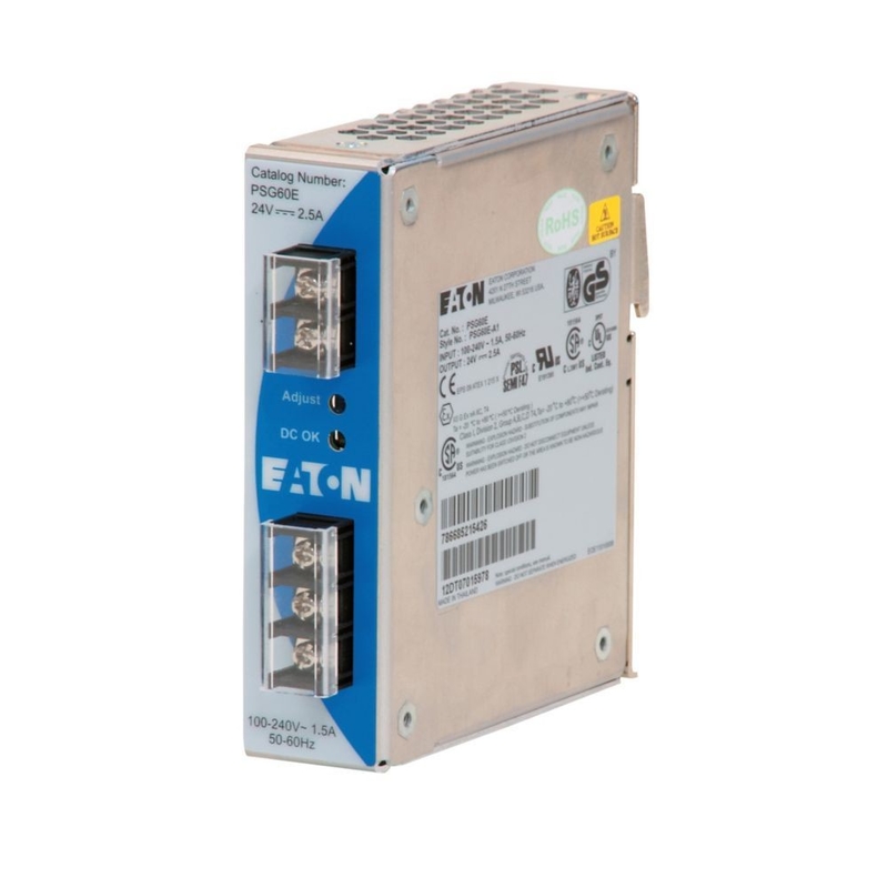 Παροχή ρεύματος PSG120E24RM 1-Φάσης 100-240VAC/24VDC 5A για σταθερή και ασφαλή παροχή ενέργειας