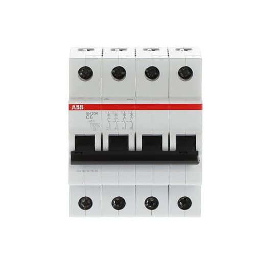 MCB SH204-C6 Μικροσκοπικός διακόπτης κυκλωμάτων 4P C 6A Διορισμένο ρεύμα 20A Διορισμένη τάση 220V