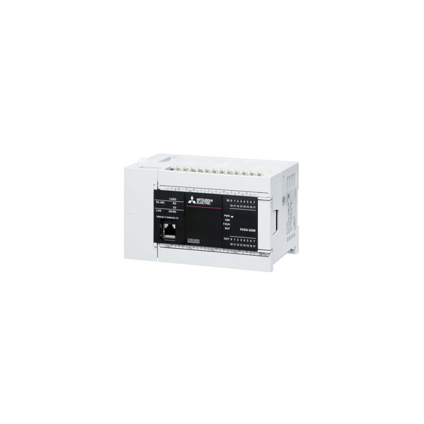Μισουμπίσι FX5U-32MR/ES FX5U CPU AC 16 εισροές 16 αναμεταδιδόμενες εξόδους 3xAnalog Modbus Eth RS-485