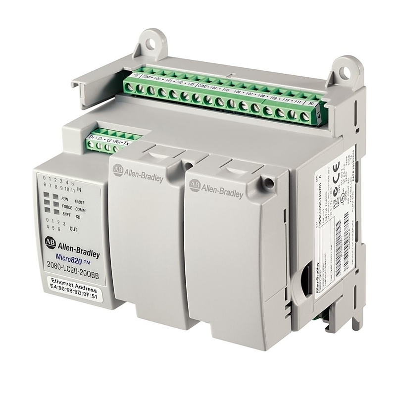 2080-LC20-20QBBK Διασύνδεση επικοινωνίας Άλλα Micro820 20 I/O ENet/IP ελεγκτής CC