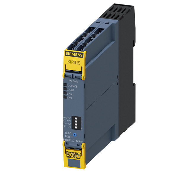 3SK1120-1AB40 Ρέλε Ασφάλειας 3SK1 Βασική Μονάδα Τερματικό βίδα 24V DC 3 Ενεργοποιητικά κυκλώματα