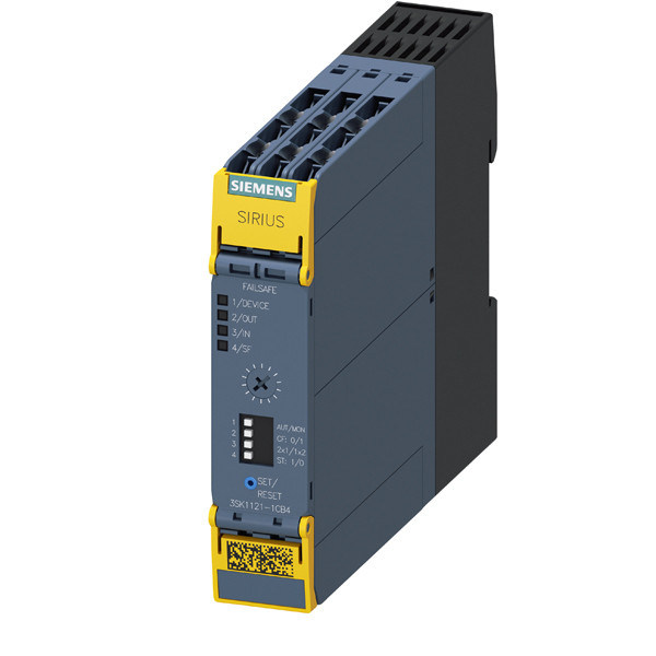3SK1121-1CB44 Σχέδιο αναμετάδοσης ασφάλειας 3SK1 Βασική μονάδα για ενισχυμένα μέτρα και λειτουργίες ασφάλειας
