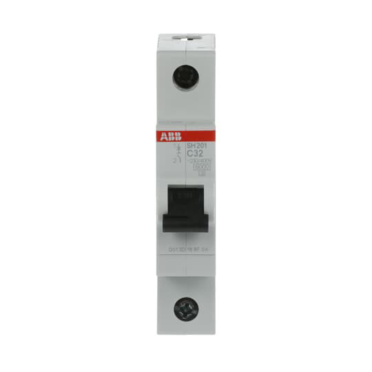 32A MCB SH201-C32 Μικροσκοπικός διακόπτης 1P C για ομαλή και ηλεκτρική λειτουργία